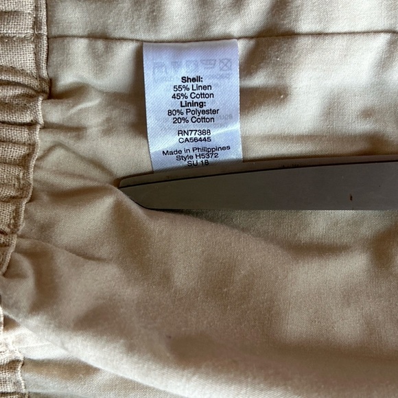 J. Crew linen blend skirt women’s size 8 - Picture 4 of 6